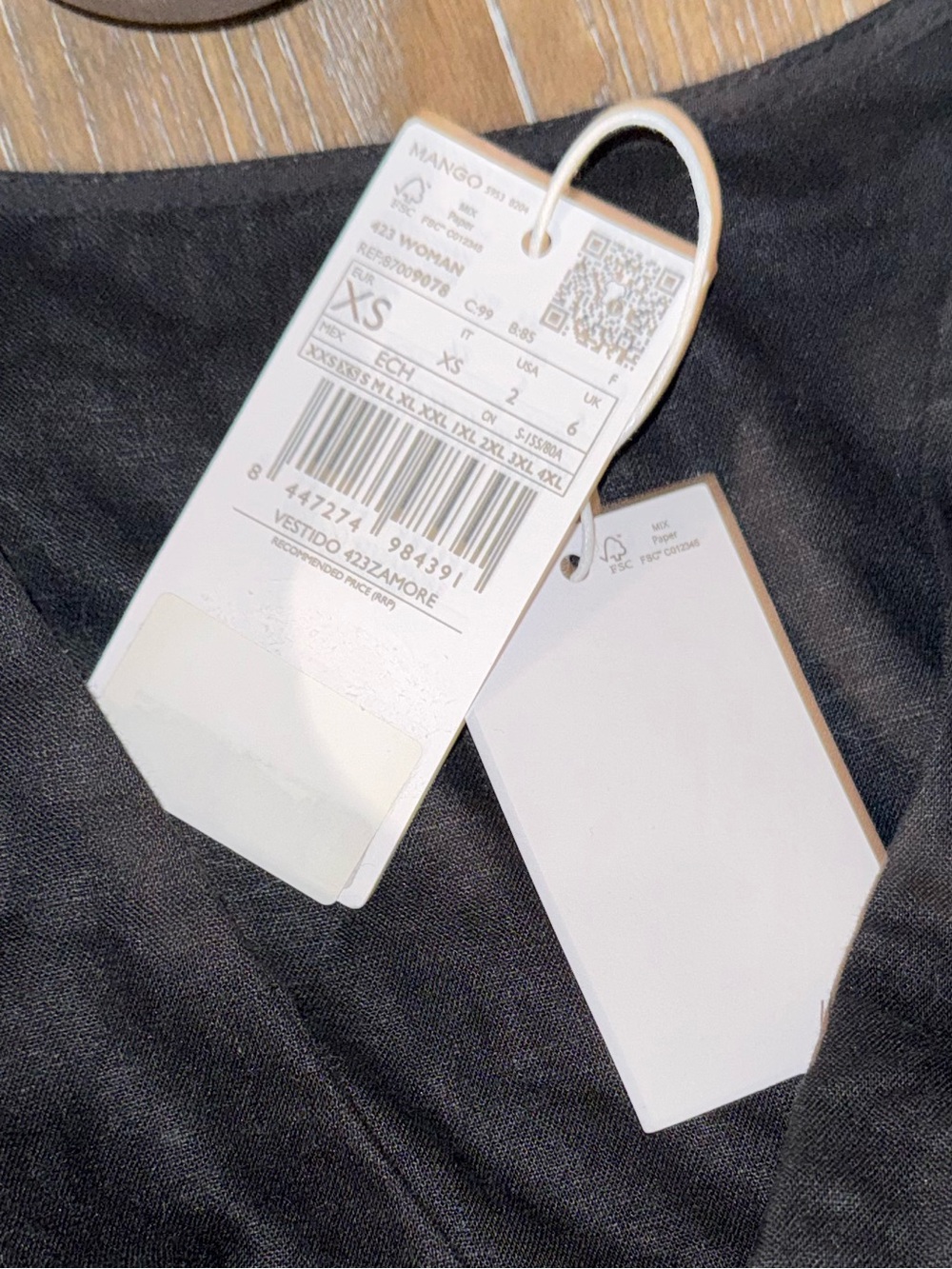 Mango tie front dress - Picture 4 of 4
